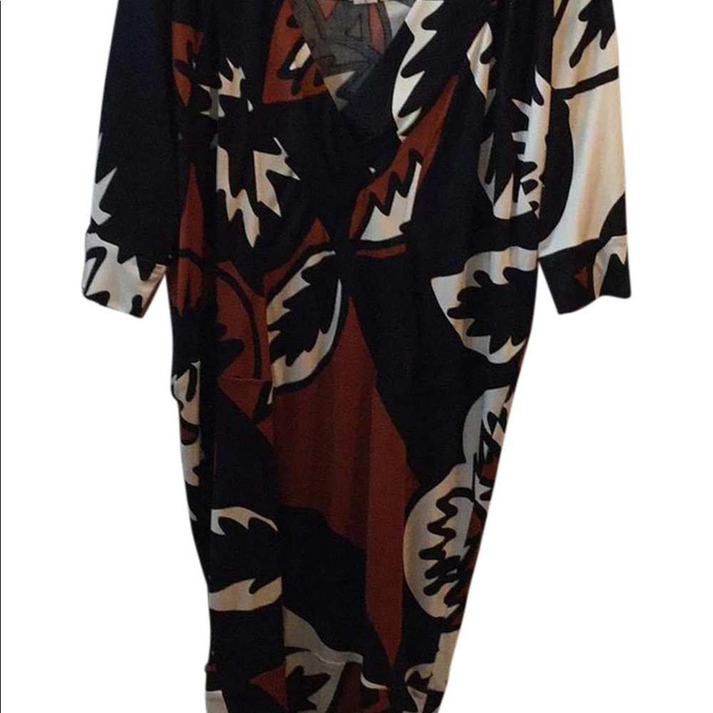 Diane Furstenberg unmistakable style dress.